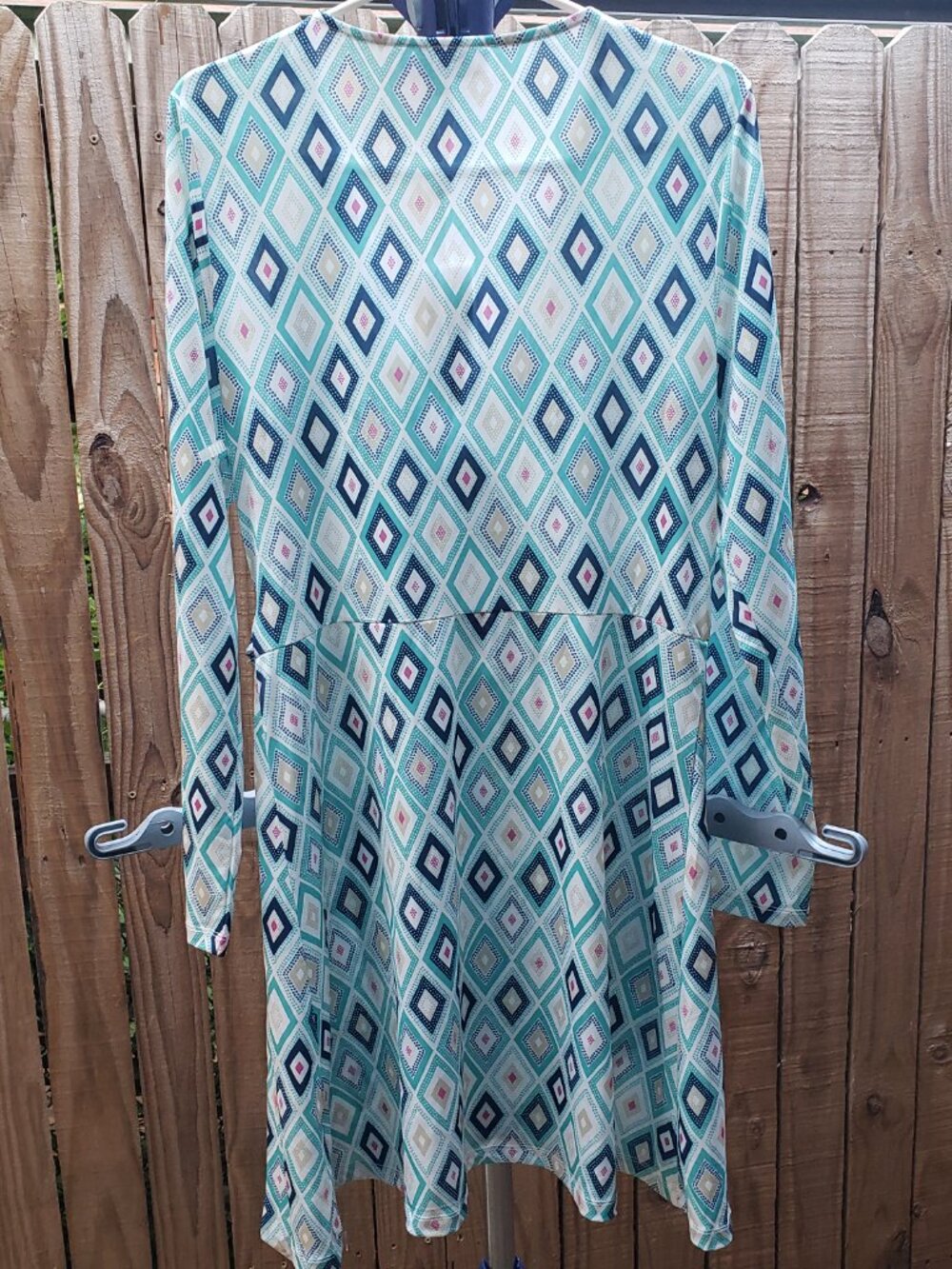BNWT Jean Pierre Klifa geometric wrap sashay garment (XL) - Picture 3 of 5